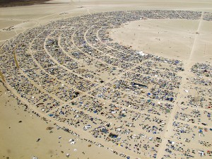 burning man - ordered chaos